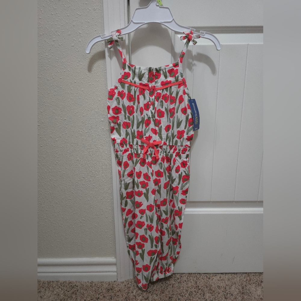 OshKosh B'gosh Red and Green Jumpsuit